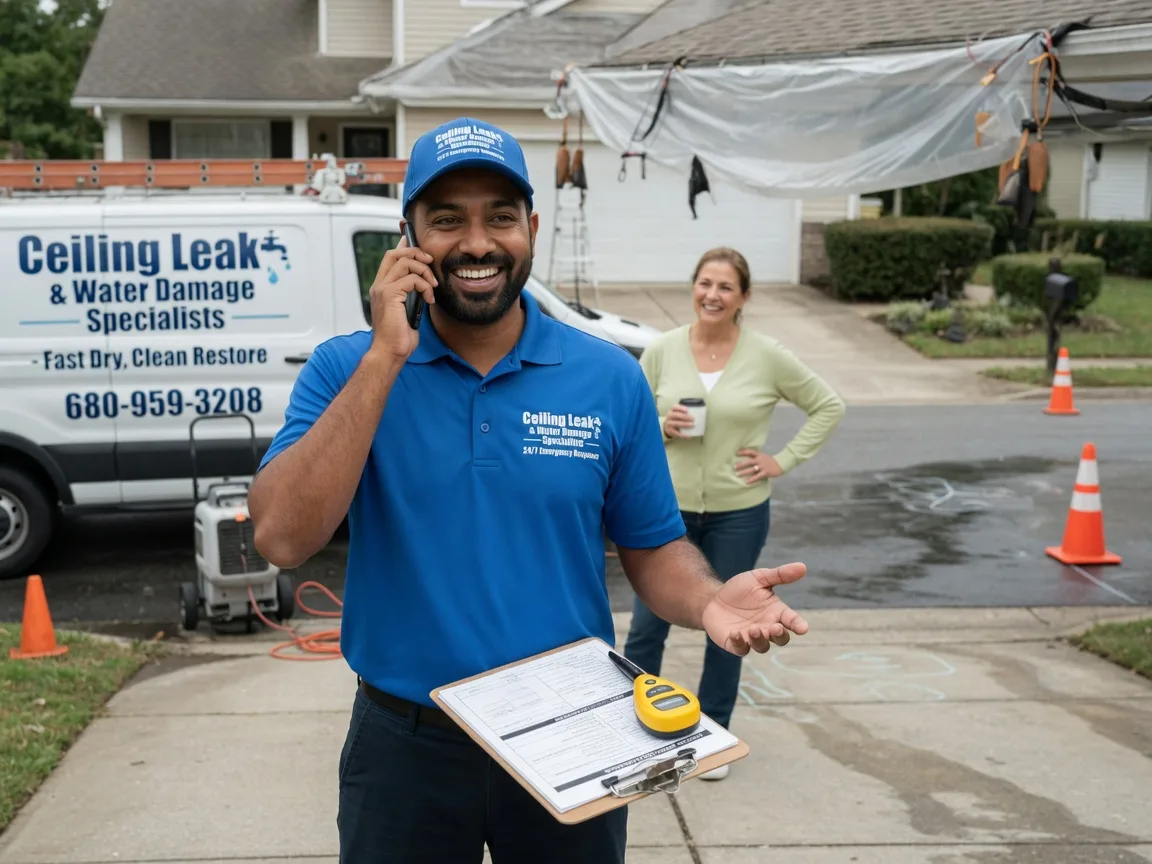 Ceiling Leak Cleanup Claridge, PA FAQs